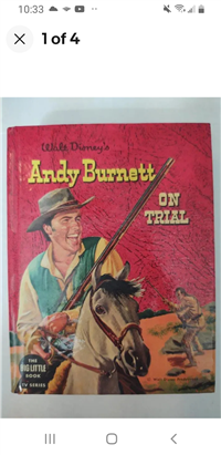 ANDY BURNETT ON TRIAL  (Whitman Big Little Book TV Series  1645, 1958)