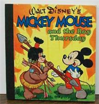 WALT DISNEY'S MICKEY MOUSE AND THE BOY THURSDAY  (Whitman Story Book  1066, 1948)