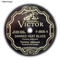 TOMMY JOHNSON    Canned Heat Blues    (Victor  38535,  1930) 78 RPM Race Record