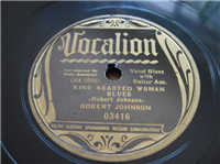 ROBERT JOHNSON    Kind Hearted Woman Blues    (Vocalion  03416,  1937) 78 RPM  Record