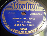 BLACK BOY SHINE    Business Woman Blues    (Vocalion  03687,  1937) 78 RPM  Record