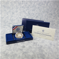 Constitution Silver Dollar Proof in Box with COA   (US Mint, 1987-S)