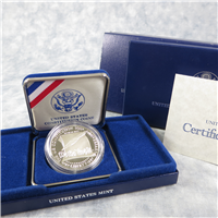 Constitution Silver Dollar Proof in Box with COA   (US Mint, 1987-S)