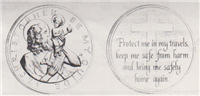 Franklin Mint  St. Christopher Medal