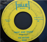 THE BEATLES     Twist And Shout    (Tollie   9001,  1964)   45 RPM Record