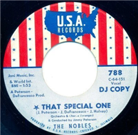THE NOBLES     Marlene    (U.S.A.  788,  1965)   45 RPM Record
