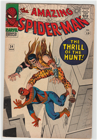 AMAZING SPIDER-MAN  #34     (Marvel, 1966)