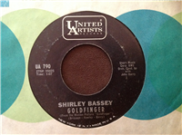 SHIRLEY BASSEY     Goldfinger    (Capitol  72194,  1964)   45 RPM Record