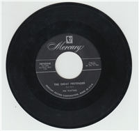 THE PLATTERS The Great Pretender (Mercury 70753X45, 1955) 45 RPM Doo-Wop