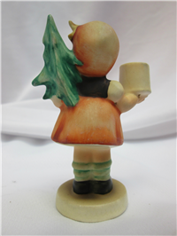 GIRL WITH FIR TREE Advent Candlestick 3 1/2" Figurine  (Hummel 116, TMK 2)