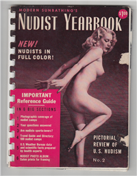MODERN SUNBATHING'S NUDIST YEARBOOK  No. 2    (Diamond Pulbishing, Inc., 1950s) 