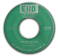 JIMMY STEWART    Rock On The Moon  (Eko No Number,  1958)   45 RPM Rockabilly Record