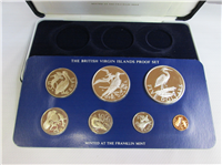 BRITISH VIRGIN ISLANDS 1980 7 Coin Proof Set KM PS10