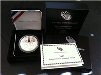 USA 2011 US Mint September 11 National Medal in Box with COA
