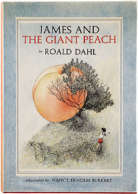 JAMES AND THE GIANT PEACH  Roald Dahl  (1961)  First Edition in Dust Jacket