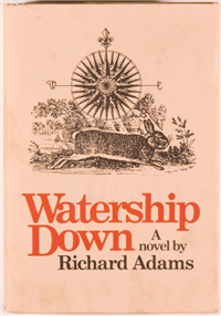 WATERSHIP DOWN  Richard Adams (1972) First American Edition in Dust Jacket