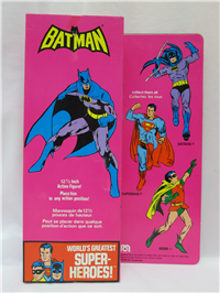 BATMAN 12'' Action Figure (World's Greatest Super-Heroes!, Mego #4016, 1976) Canadian Market