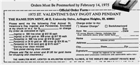 St. Valentine's Day Love Token  (Hamilton Mint)