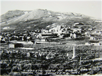 Birdseye View of Bodie, CA from The Cemetery Hill Photographic Post Card