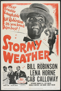 STORMY WEATHER   Re-Release American One Sheet   (20th Centure Fox, 1950)