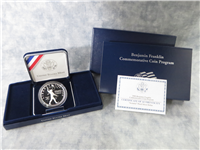 USA 2006-P Benjamin Franklin 'Scientist' Silver Dollar Proof with Box and COA