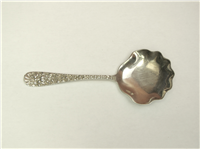 Repousse Sterling Silver 5 1/2" Bon Bon Spoon   (Stieff #1828)