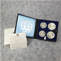 CANADA 1976 Montreal Olympics XXI Olympiad 4 Coin Uncirculated Set Series I Geographic
