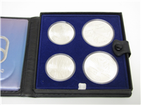 CANADA 1976 Montreal Olympics XXI Olympiad 4 Coin Uncirculated Set Series V Winter Sports