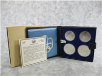 CANADA 1972 Montreal XXI Olympiad 4 Coin Uncirculated Set Series III Early Canadian Sports