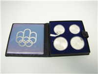 CANADA 1972 Montreal XXI Olympiad 4 Coin Uncirculated Set Series VI Olympic Team