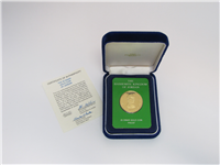 JORDAN 1977 25 Dinar Proof Gold Coin (Franklin Mint)