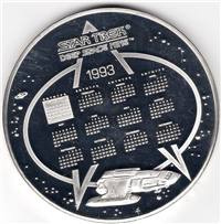 The Star Trek Deep Space Nine Calendar Medal  (Franklin Mint, 1993)