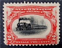 (Scott 295)  USA 1901 2&#162; Pan-American Exposition (carmine and black)     