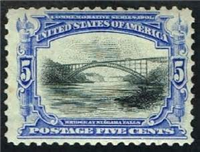 (Scott 297)  USA 1901 5&#162; Pan-American Exposition (ultramarine and black)     