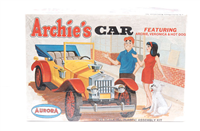 ARCHIE'S CAR   Plastic Model Kit    (Aurora, 1969)