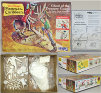 GHOST OF THE TREASURE GUARD   Plastic Model Kit    (MPC Pirates of the Caribbean, 1972)