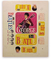 GEORGE FROM THE BEATLES   Plastic Model Kit    (Revell, 1965)
