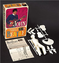 JOHN FROM THE BEATLES   Plastic Model Kit    (Revell, 1965)
