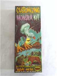 CUSTOMIZING MONSTER KIT FEATURING THE VULTURE AND MAD DOG   Plastic Model Kit    (Aurora 464-98, 1963)