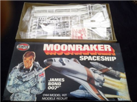 JAMES BOND 007 MOONRAKER SPACE SHUTTLE   Plastic Model Kit    (Airfix, 1979)