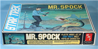 MR. SPOCK   (LARGE BOX)   Plastic Model Kit    (AMT, 1968)
