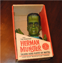 HERMAN MUNSTER    Talking Hand Puppet    (Mattel, 1964)
