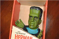 HERMAN MUNSTER    Talking Hand Puppet    (Mattel, 1964)