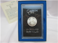 1881-CC Morgan Silver Dollar in GSA Box
