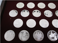 Cooks Islands Coins of the Great Explorers Collection (Franklin Mint, 1988)
