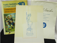 CARL BARKS Limited Edition Signed Photograph and Program (Diamond, 1993)