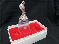 The Franklin Mint Silver and Crystal Bell  (Franklin Mint, 1975)