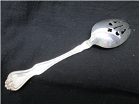 George & Martha Washington Sterling 8  1/4" Pierced Serving Spoon   (Westmoreland, #1940) 