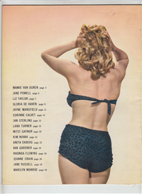 MOVIELAND PIN-UPS  Vol. 1 #1    (Movieland, Inc., 1955) Anita Ekberg, Marilyn Monore, Jayne Mansfield, Liz Taylor