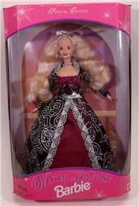 WINTER FANTASY  Barbie Doll   (FAO Schwartz Collection, Mattel  #05946, 1990) 